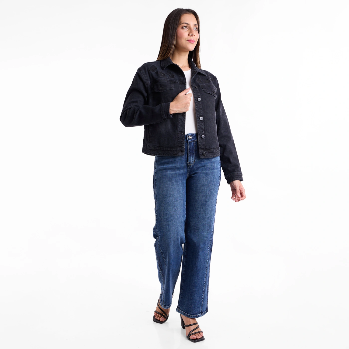 CASACA MUJER METAL JEANS ATENEA - 1