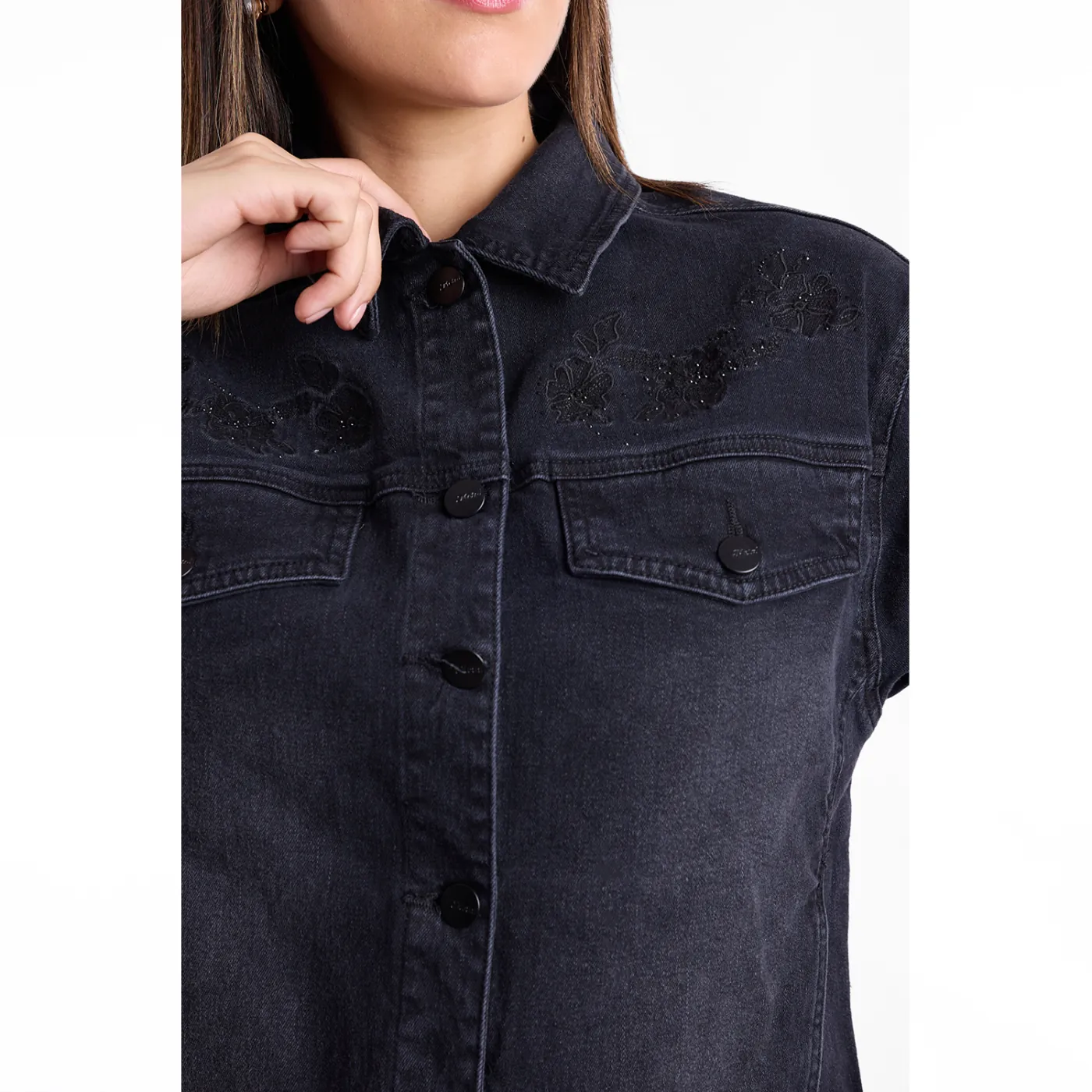 CASACA MUJER METAL JEANS ATENEA - 5