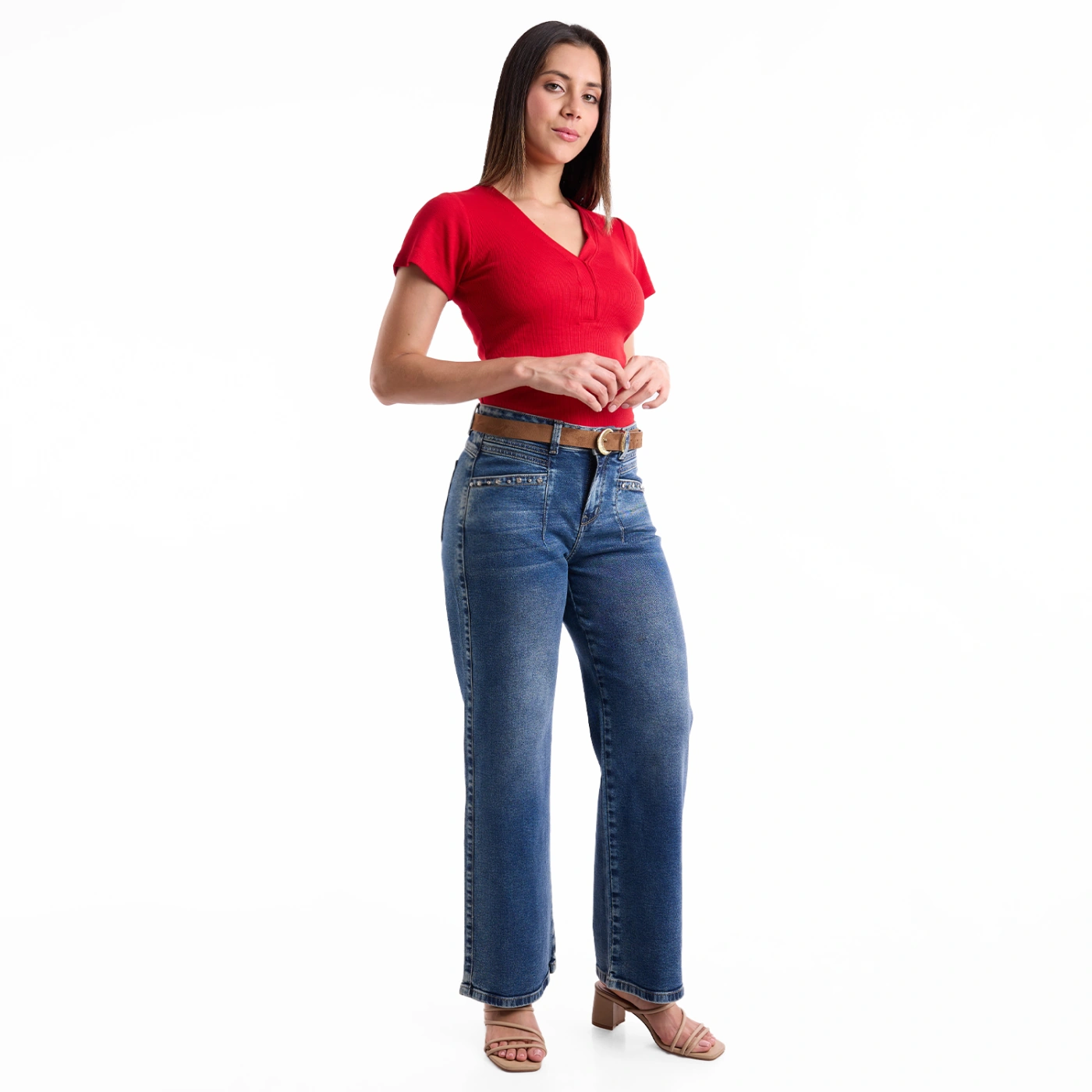 JEAN WIDELEG MUJER METAL JEANS CATALINA - 1