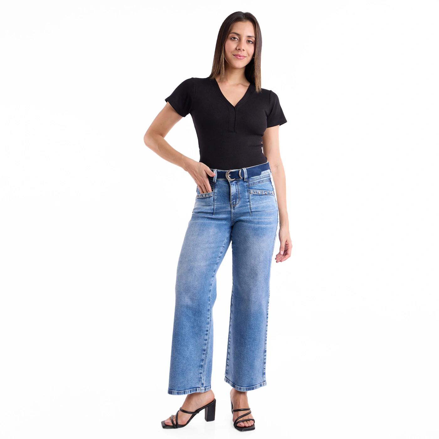 JEAN WIDELEG MUJER METAL JEANS CATALINA - 2