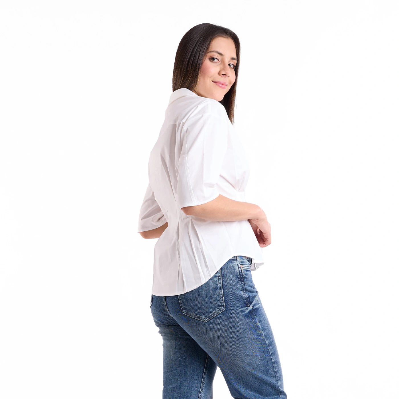 BLUSA MUJER METAL JEANS PINZAS JAPONESA  - 4