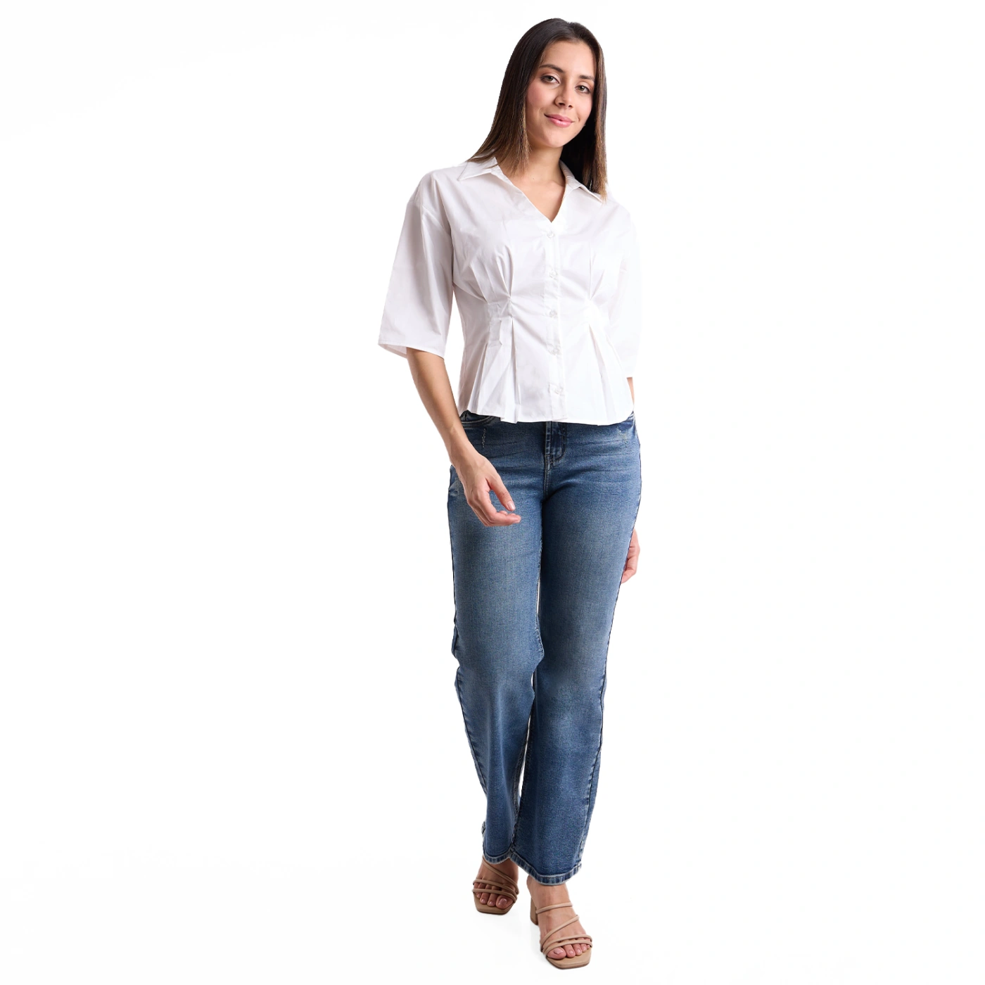 BLUSA MUJER METAL JEANS PINZAS JAPONESA - 2