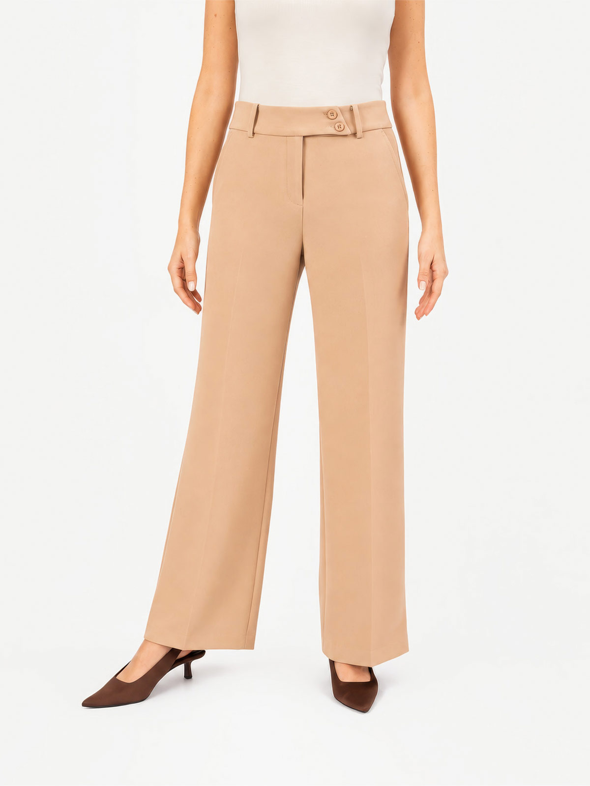 PANTALÓN REGULAR MUJER CP MODA DE COLECCIÓN PORTOFINO - 2