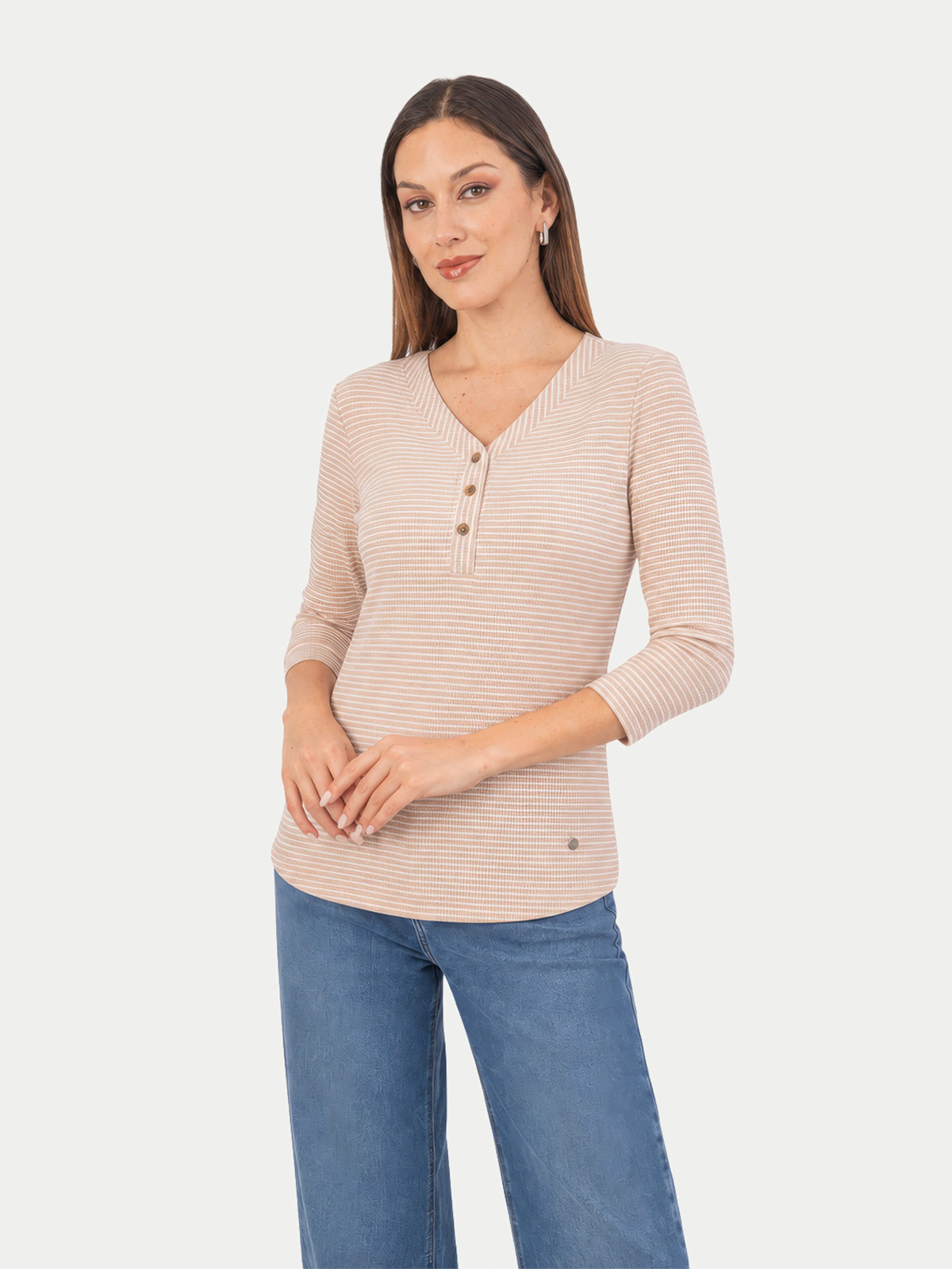 POLO MANGA 3/4 MUJER CP MODA DE COLECCIÓN BODRUM - 1