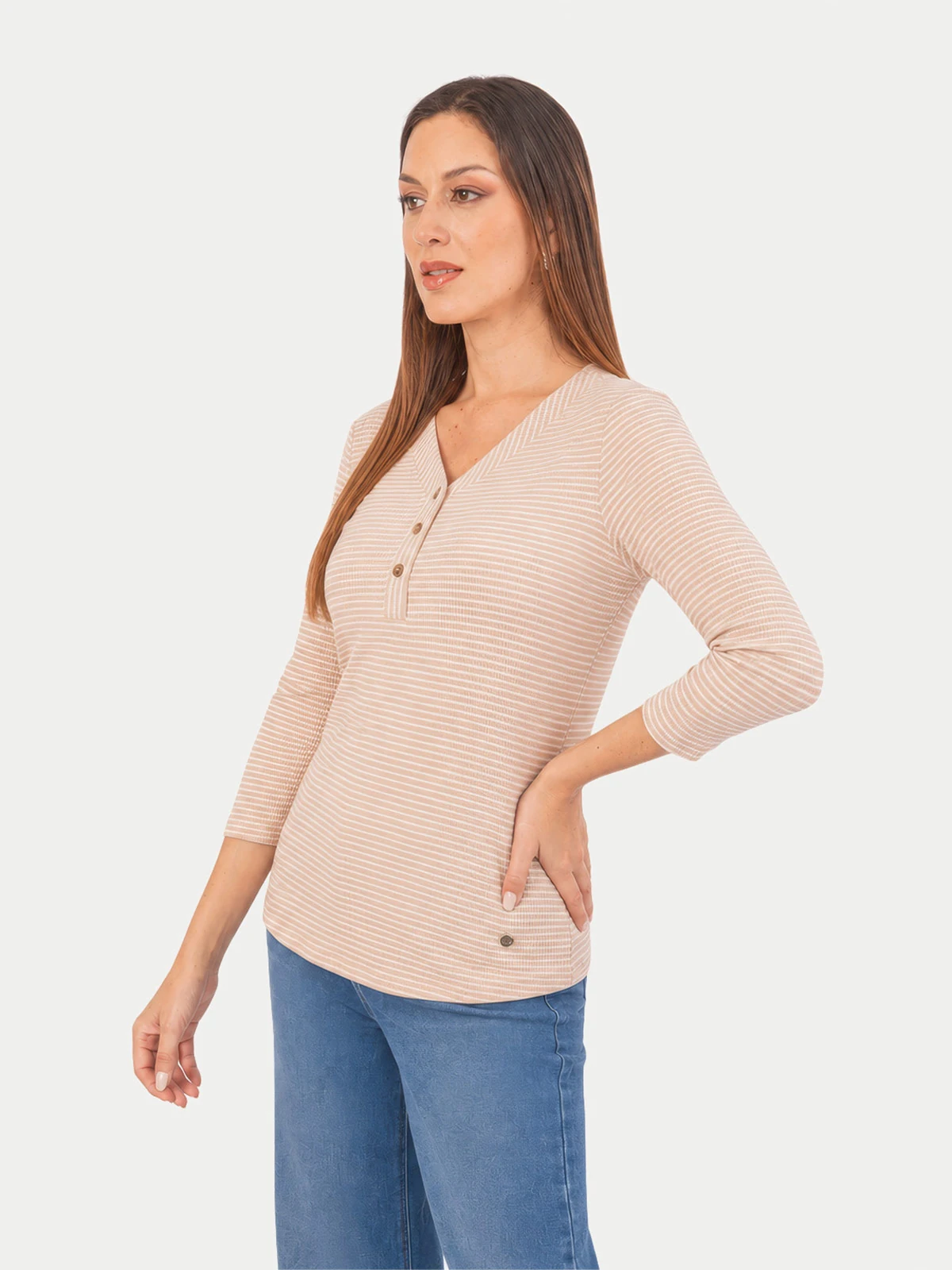 POLO MANGA 3/4 MUJER CP MODA DE COLECCIÓN BODRUM - 2