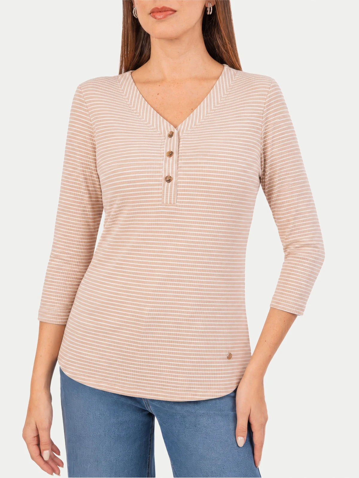 POLO MANGA 3/4 MUJER CP MODA DE COLECCIÓN BODRUM - 4