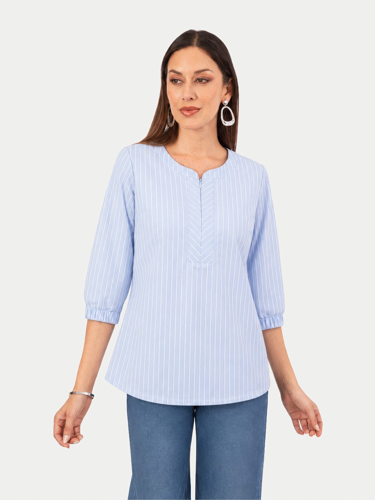 BLUSA MANGA 3/4 ALGODÓN CP MODA DE COLECCIÓN ROTORUA - 1