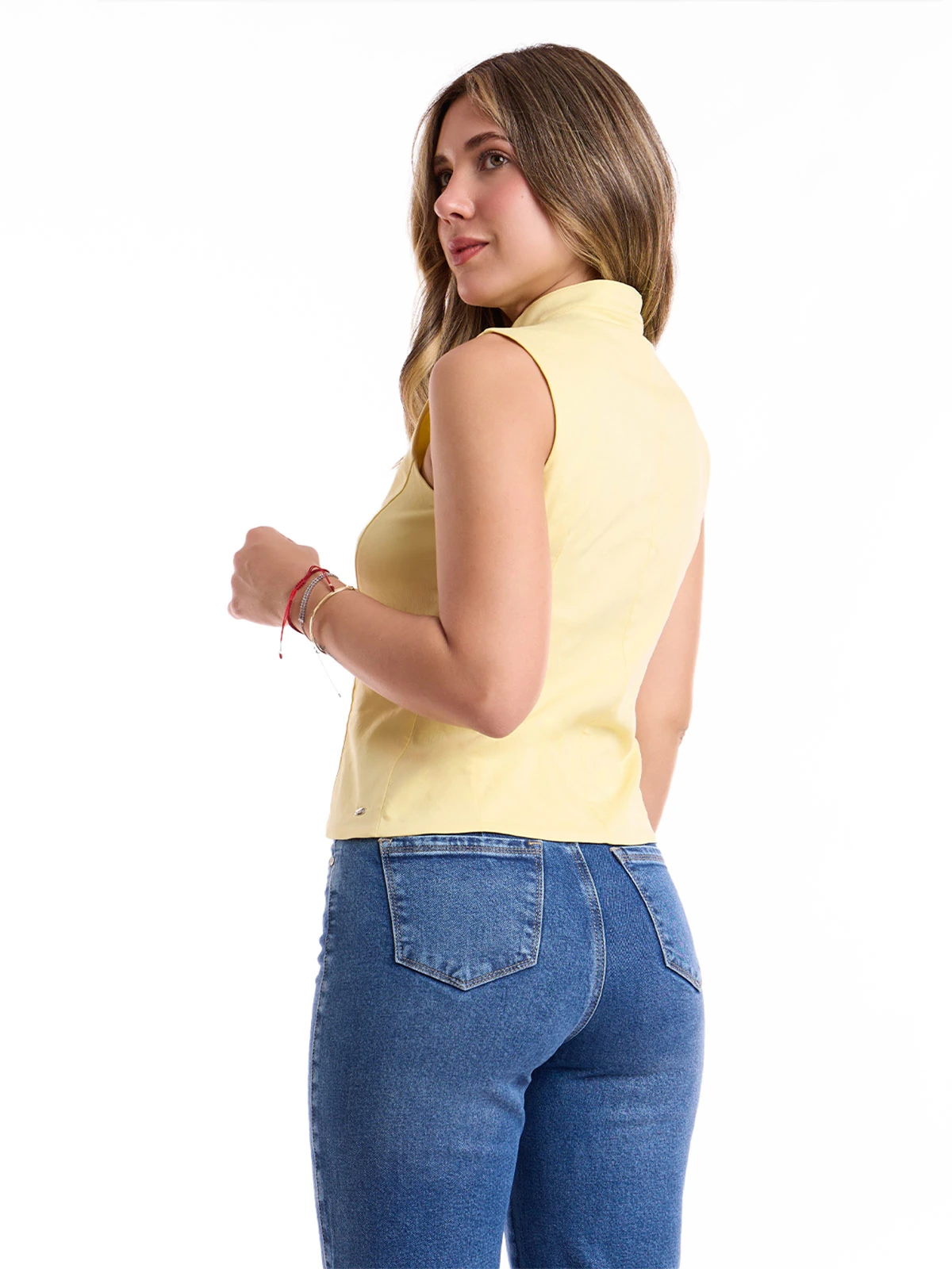 BLUSA MUJER METAL JEANS DB BOTONES KYOTO - 4