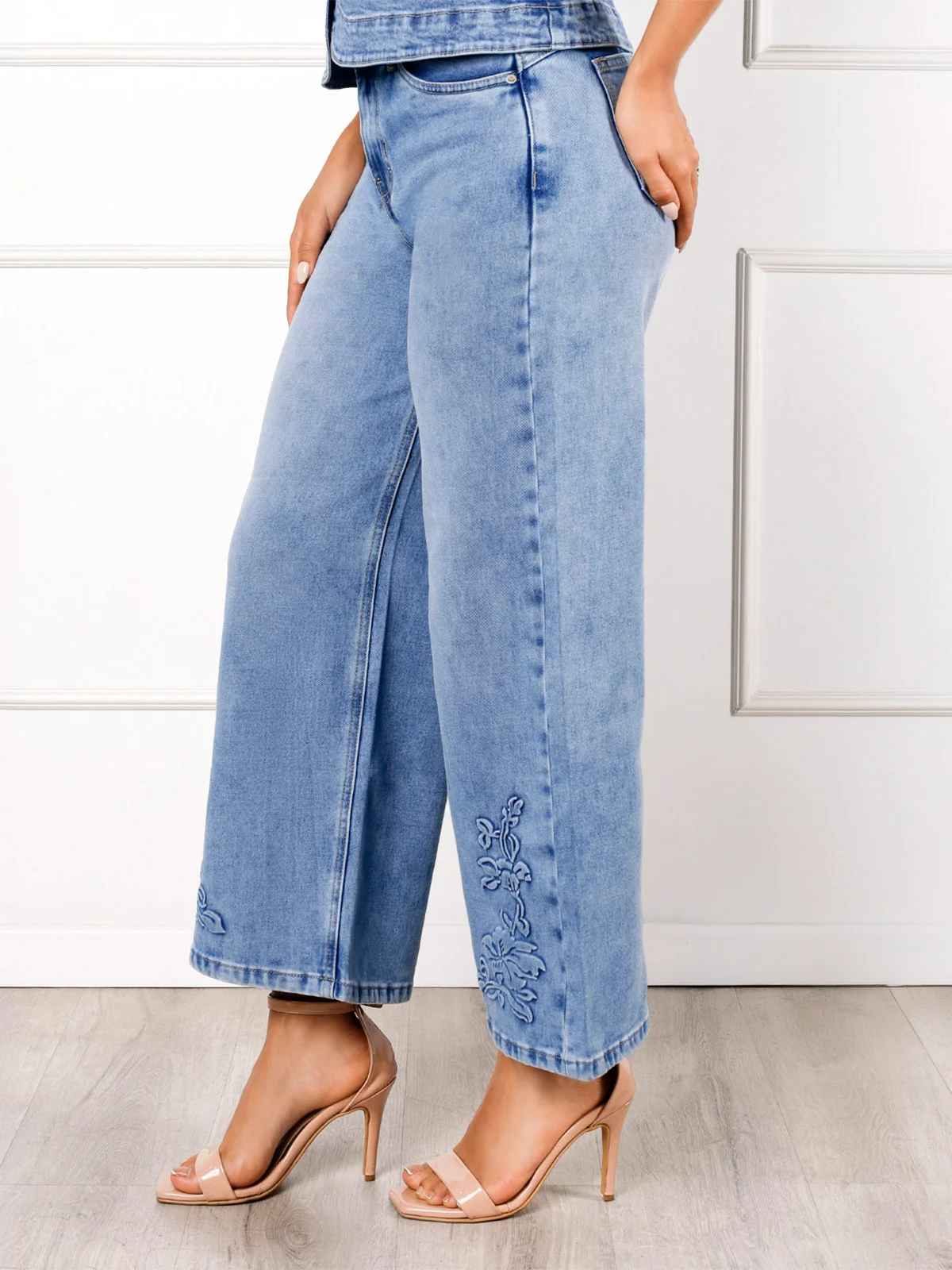 JEANS ALGODÓN CULOTTE MUJER KANSAS - 4