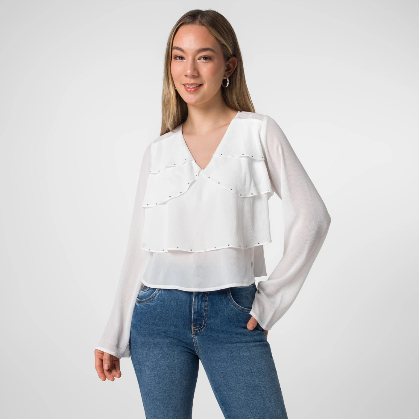 BLUSA MANGA LARGA MUJER SQUEEZE WONS - 1