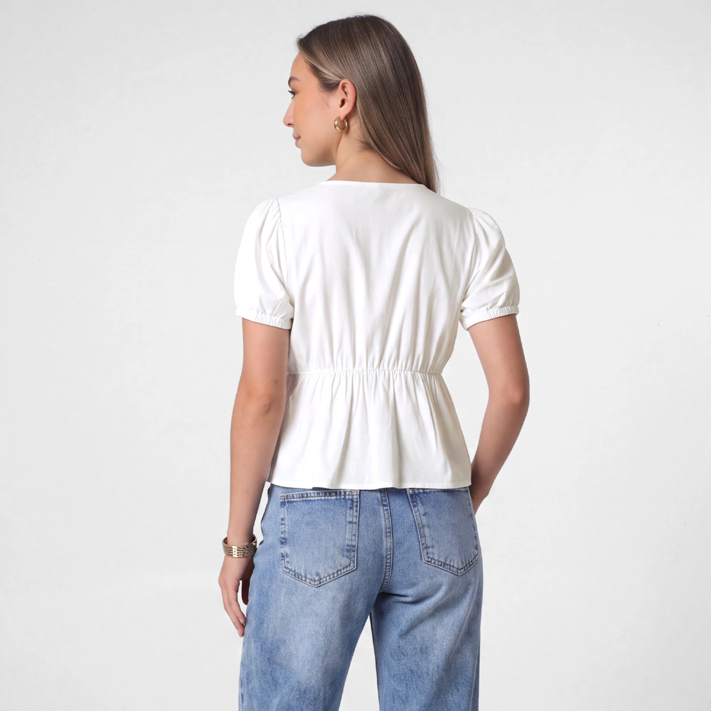 BLUSA MANGA CORTA SQUEEZE XIREN - 4