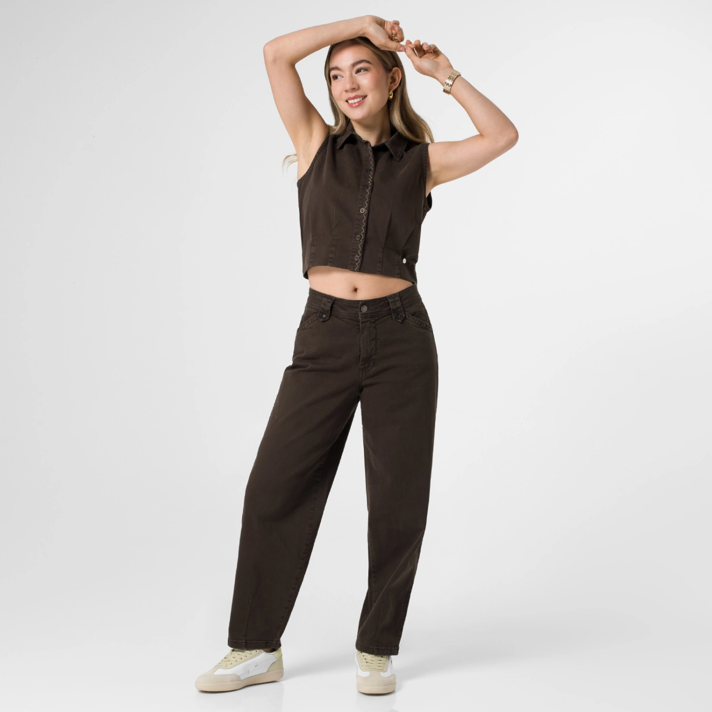 PANTALON BARREL MUJER SQUEEZE XIREL - 1