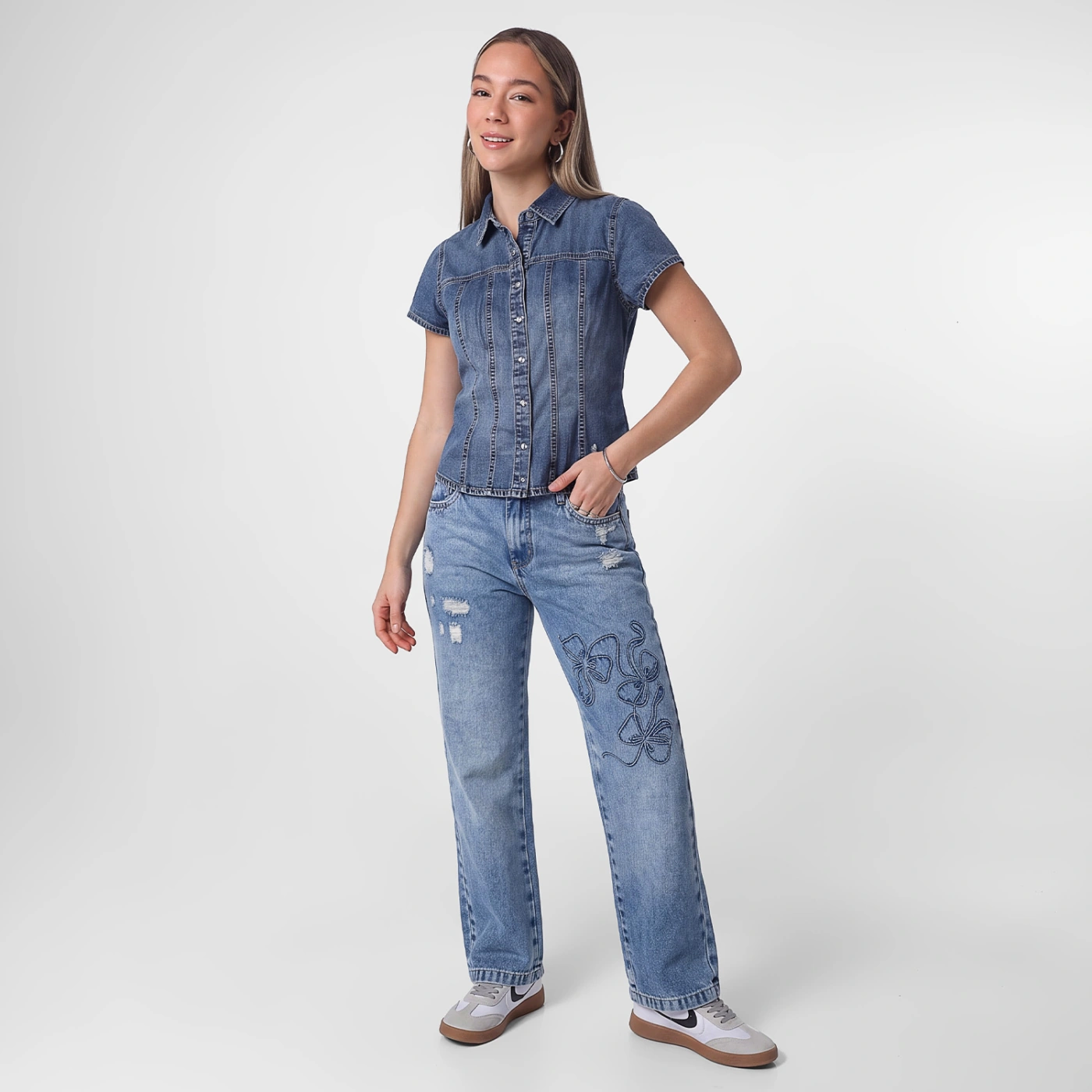 BLUSA MANGA CORTA MUJER SQUEEZE NYTERA - 3