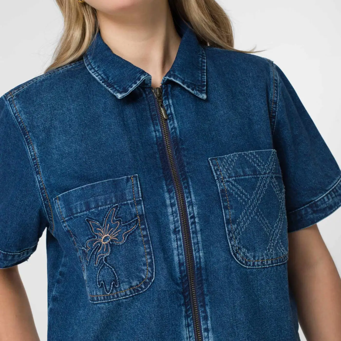 BLUSA MANGA CORTA MUJER SQUEEZE AGOS - 2