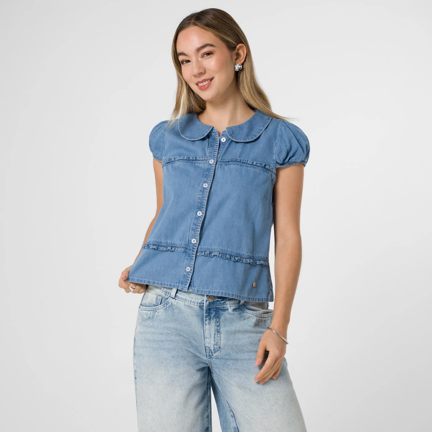 BLUSA MANGA CORTA MUJER SQUEEZE CELINN - 1