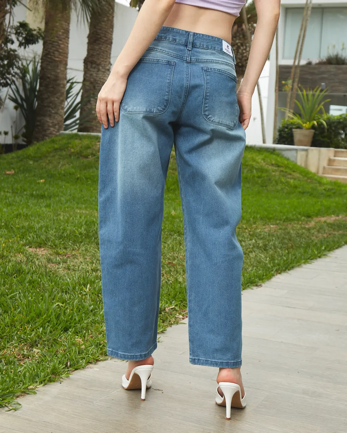 JEANS ALGODÓN BARREL MUJER ALEJANDRA BAIGORRIA - 2