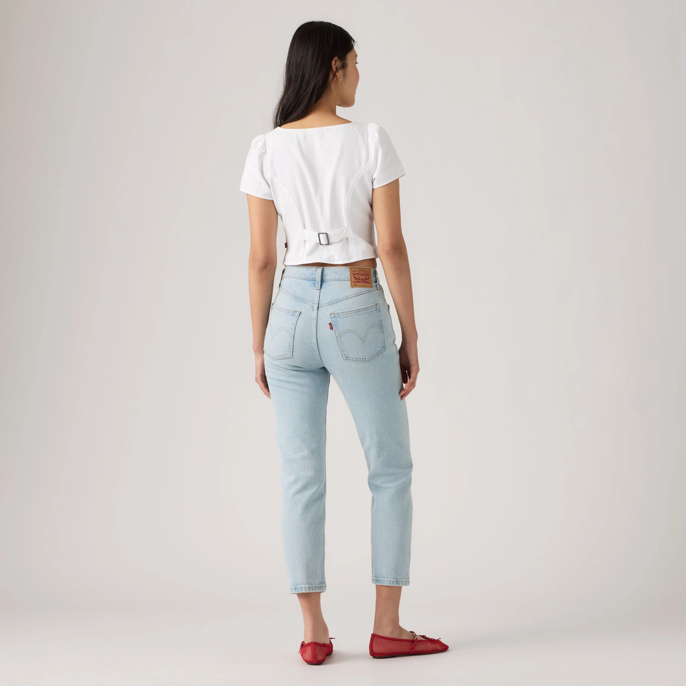 JEAN RECTO MUJER LEVI'S 501 CROP - 3