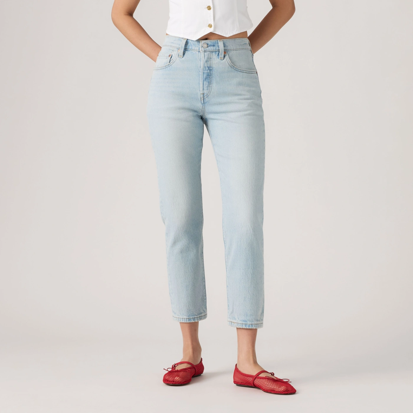JEAN RECTO MUJER LEVI'S 501 CROP - 4