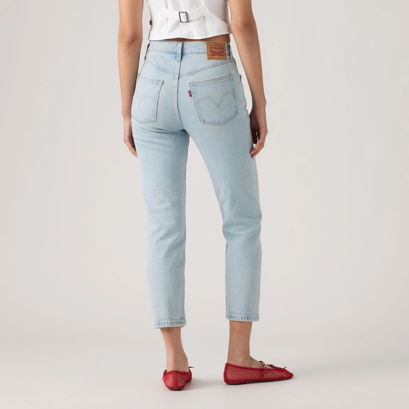 JEAN RECTO MUJER LEVI'S 501 CROP - 5