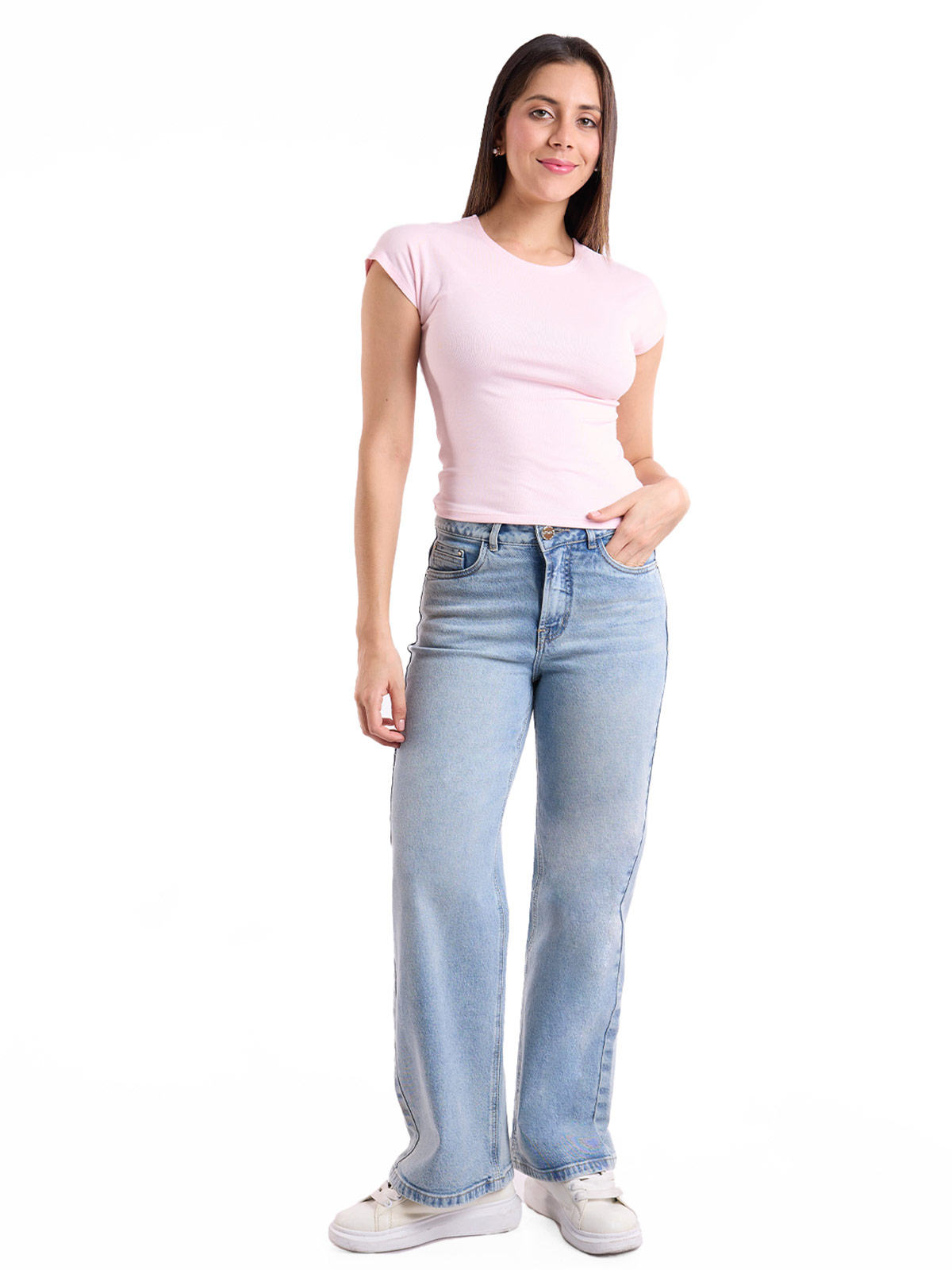 POLO MANGA CORTA MUJER METAL JEANS IRIS  - 3