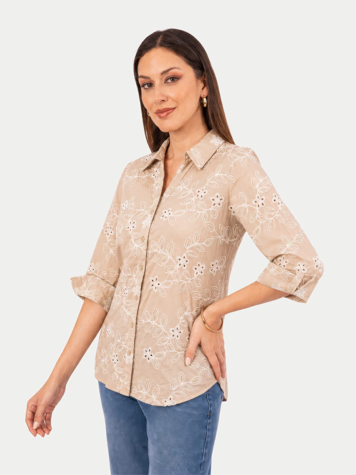 BLUSA MANGA 3/4 MUJER CP MODA DE COLECCIÓN ORVIETO - 2