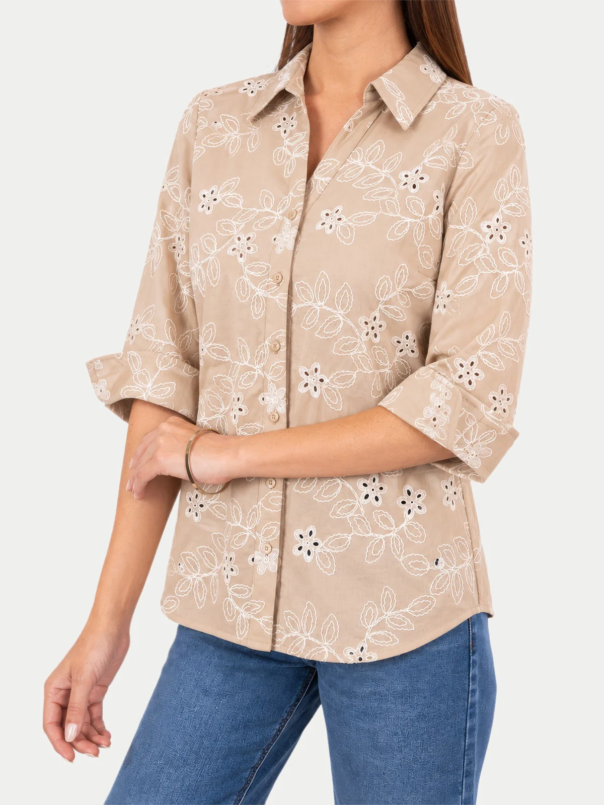 BLUSA MANGA 3/4 MUJER CP MODA DE COLECCIÓN ORVIETO - 4