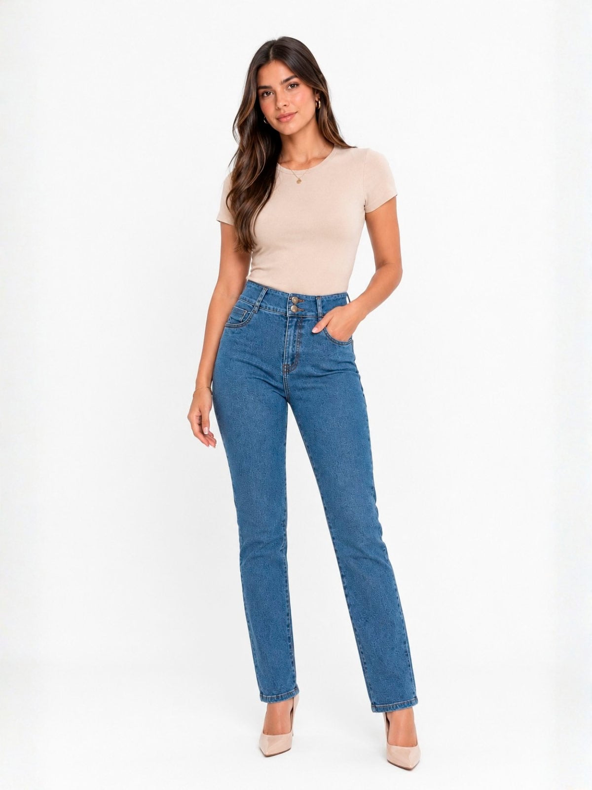 JEAN SKINNY MUJER PARADA 111 BELLTONS LUNA - 1