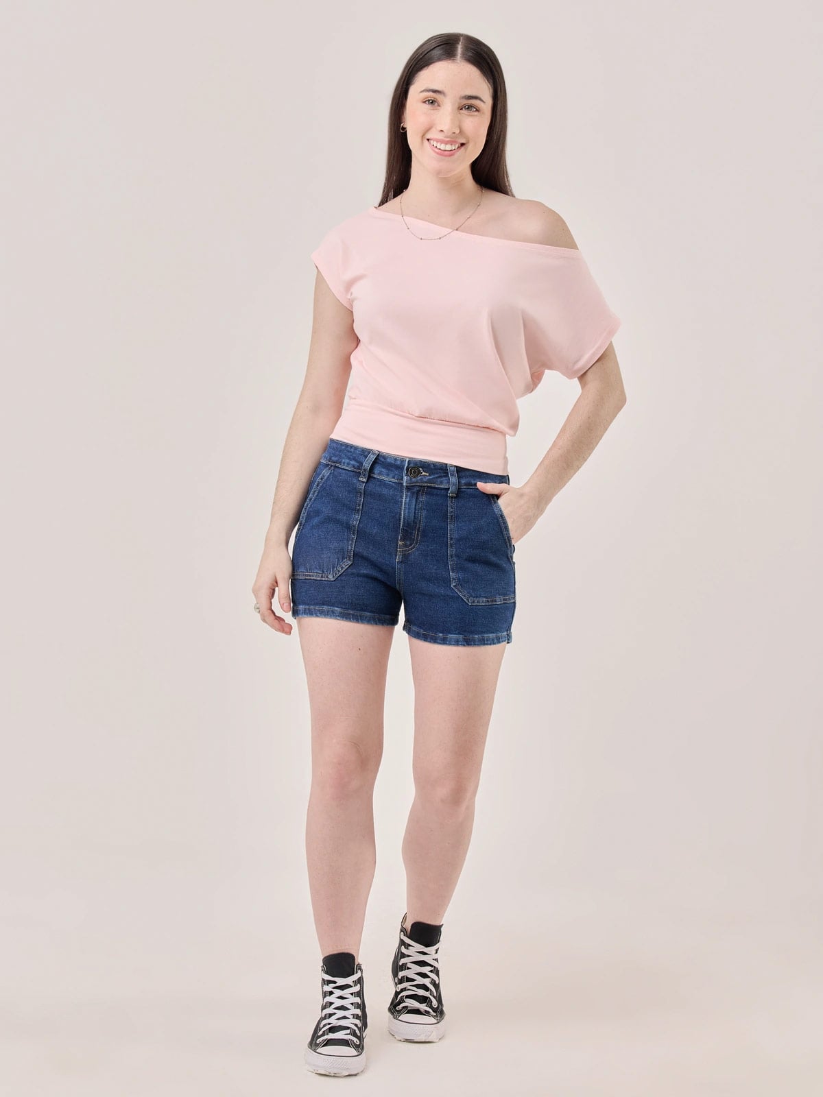SHORT MUJER INDEX CARPINTERO - 1