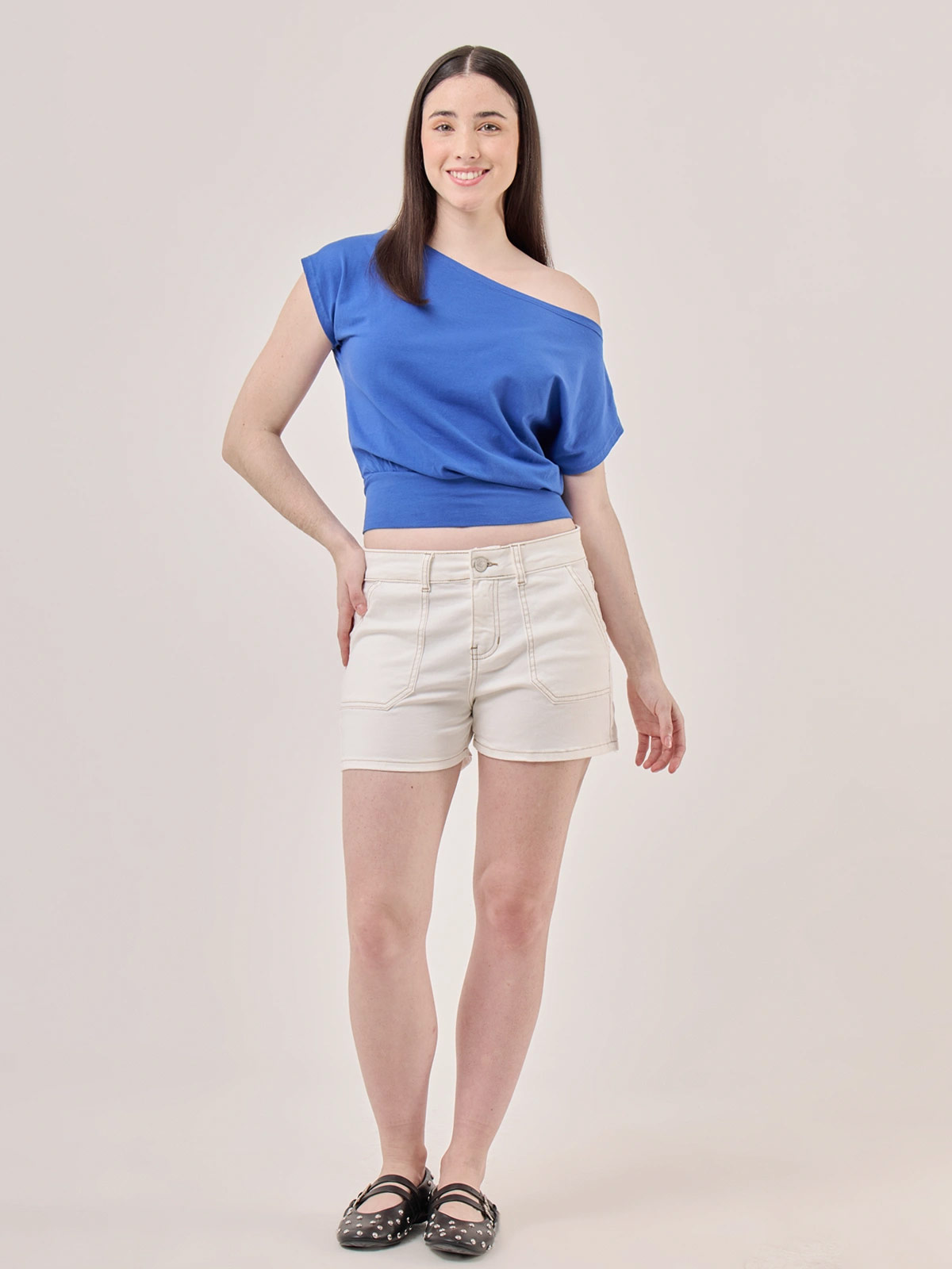 SHORT MUJER INDEX CARPINTERO - 1