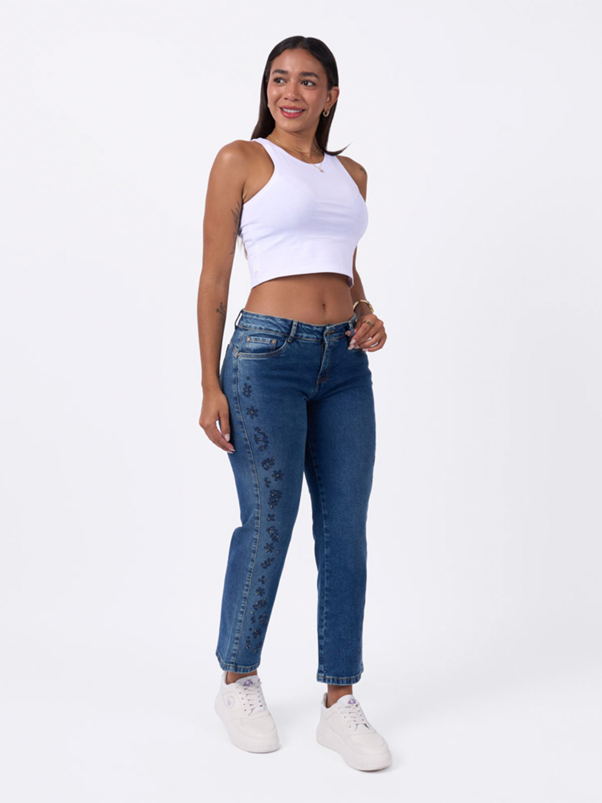 JEAN RECTO MUJER BRONCO BRISSA - 1