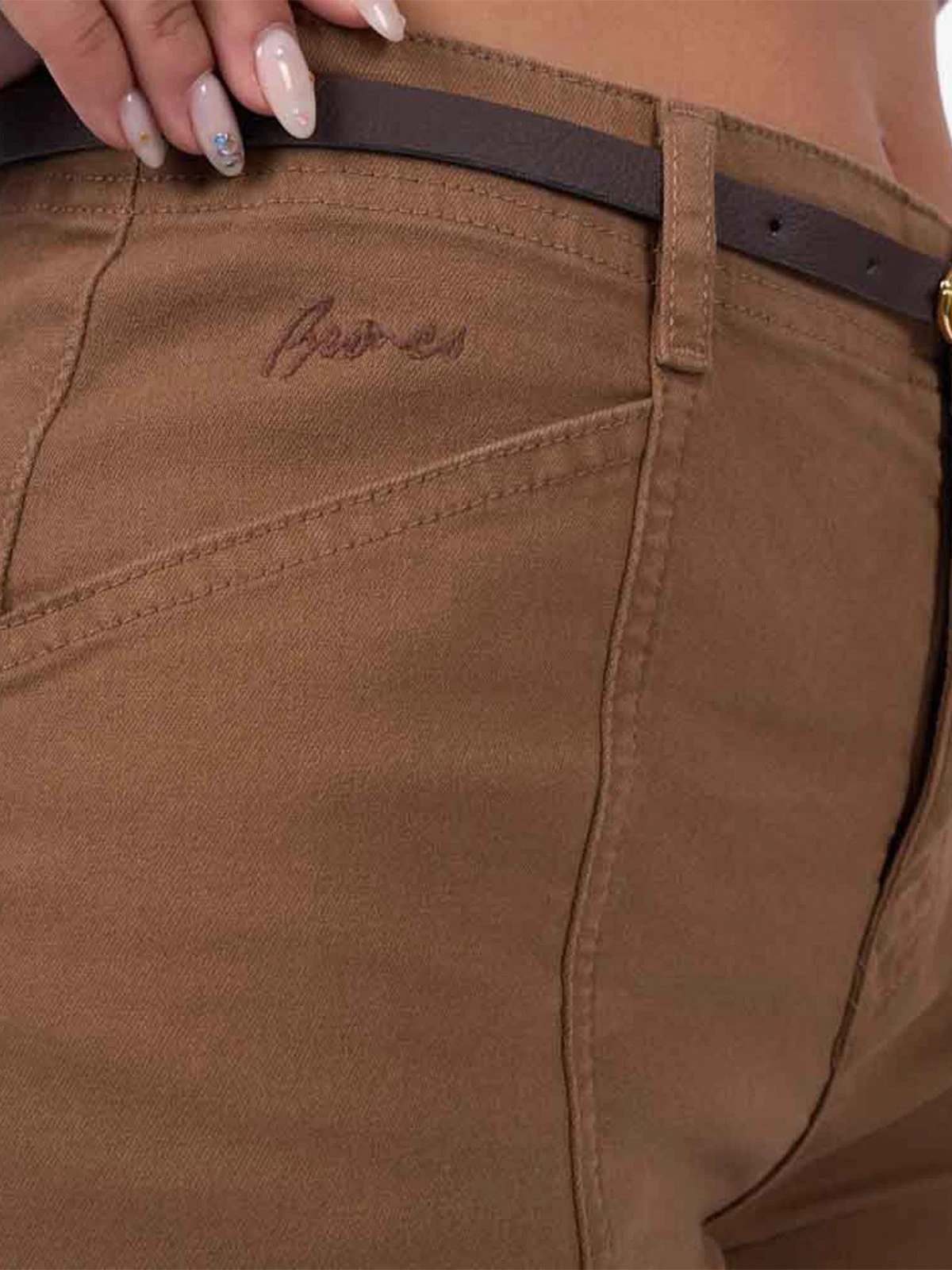 PANTALÓN WIDE LEG MUJER BRONCO PRIYA - 4