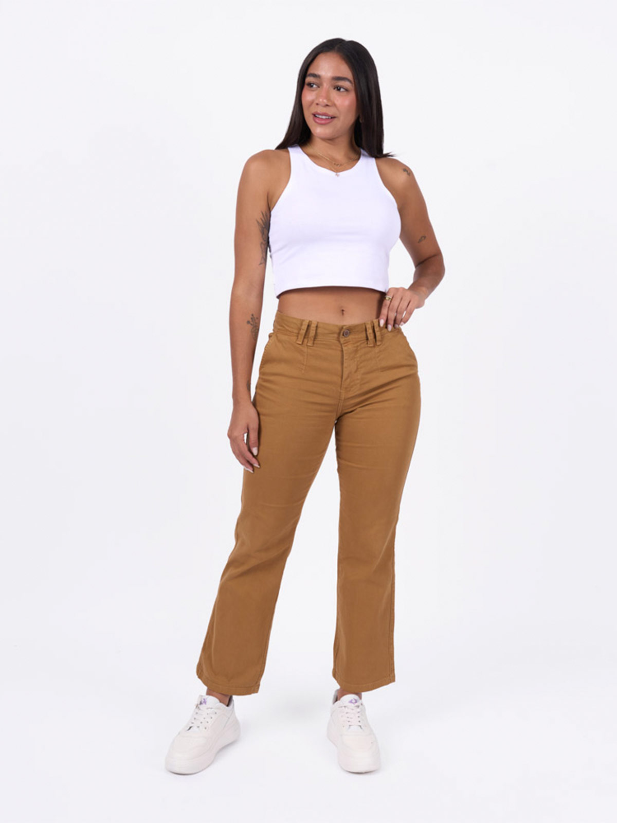 PANTALÓN RECTO MUJER BRONCO LALEH - 1