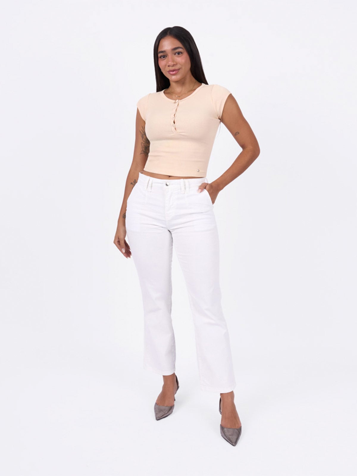 PANTALÓN RECTO MUJER BRONCO LALEH - 1