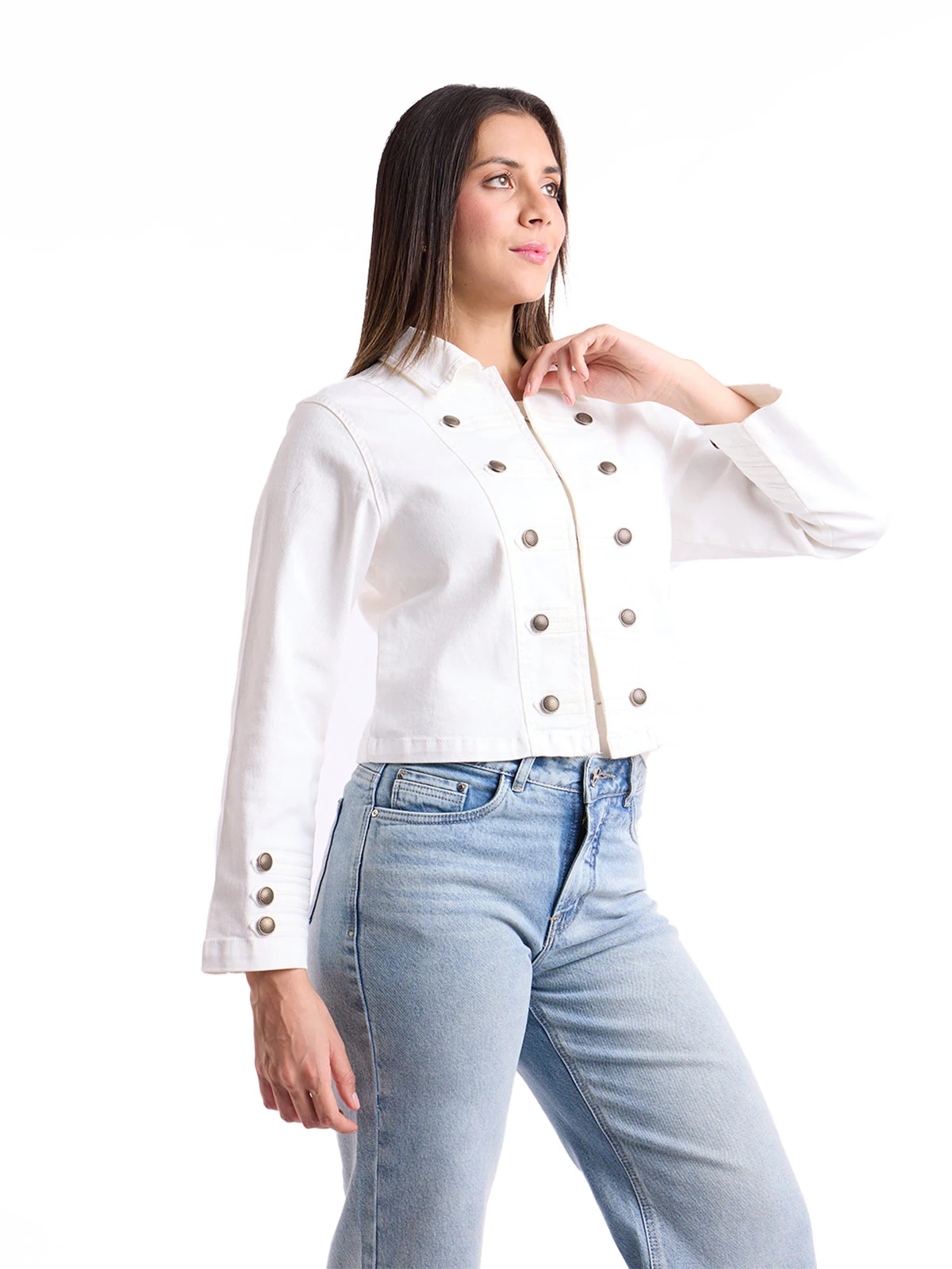 CASACA MUJER METAL JEANS DENIM FRANCESA - 2