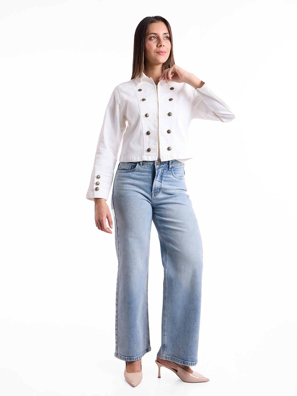 CASACA MUJER METAL JEANS DENIM FRANCESA - 5