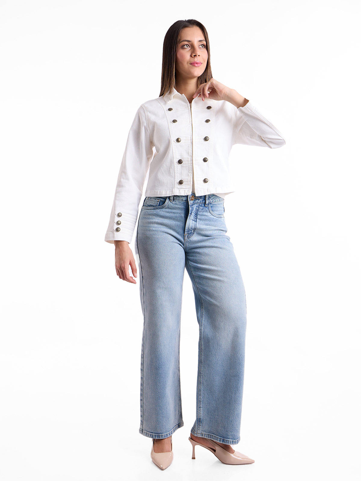 CASACA MUJER METAL JEANS DENIM FRANCESA  - 5