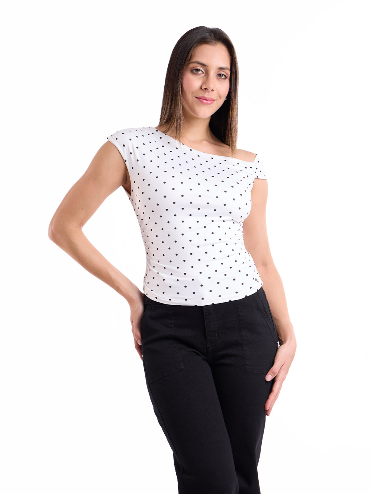 TOP MUJER METAL JEANS DOTS SAMOA - 2