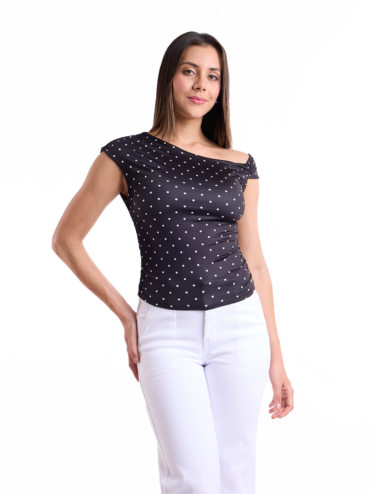 TOP MUJER METAL JEANS DOTS SAMOA - 2