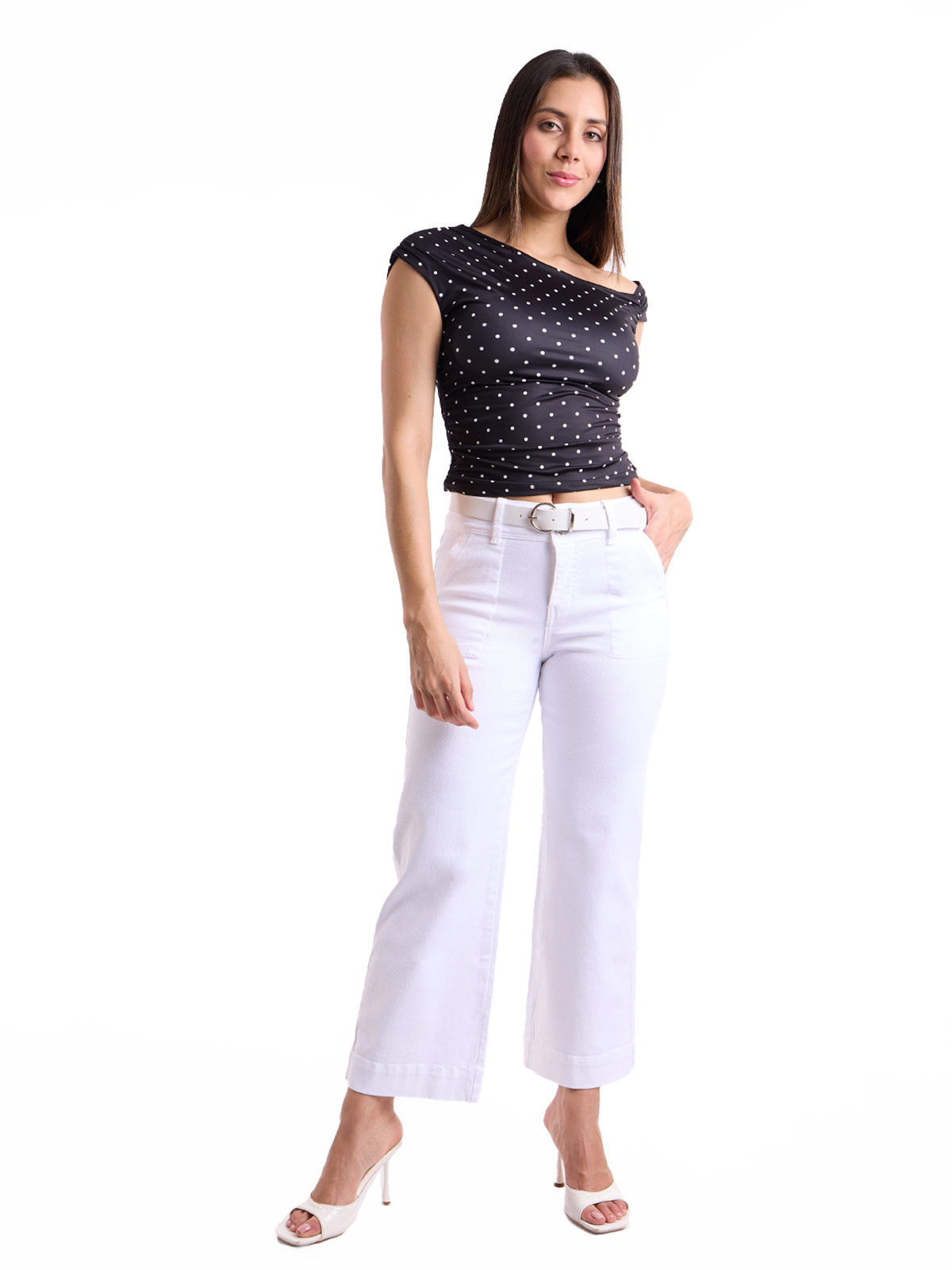 TOP MUJER METAL JEANS DOTS SAMOA - 4