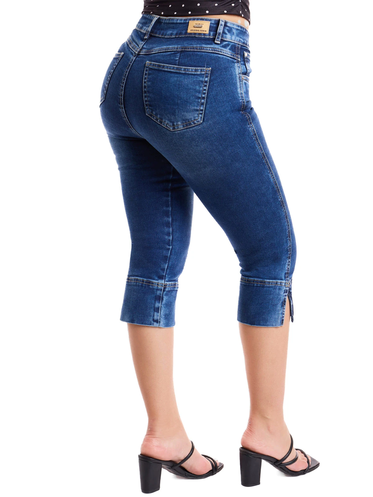 CAPRI REGULAR MUJER METAL JEANS DENIM MARSELLA - 4