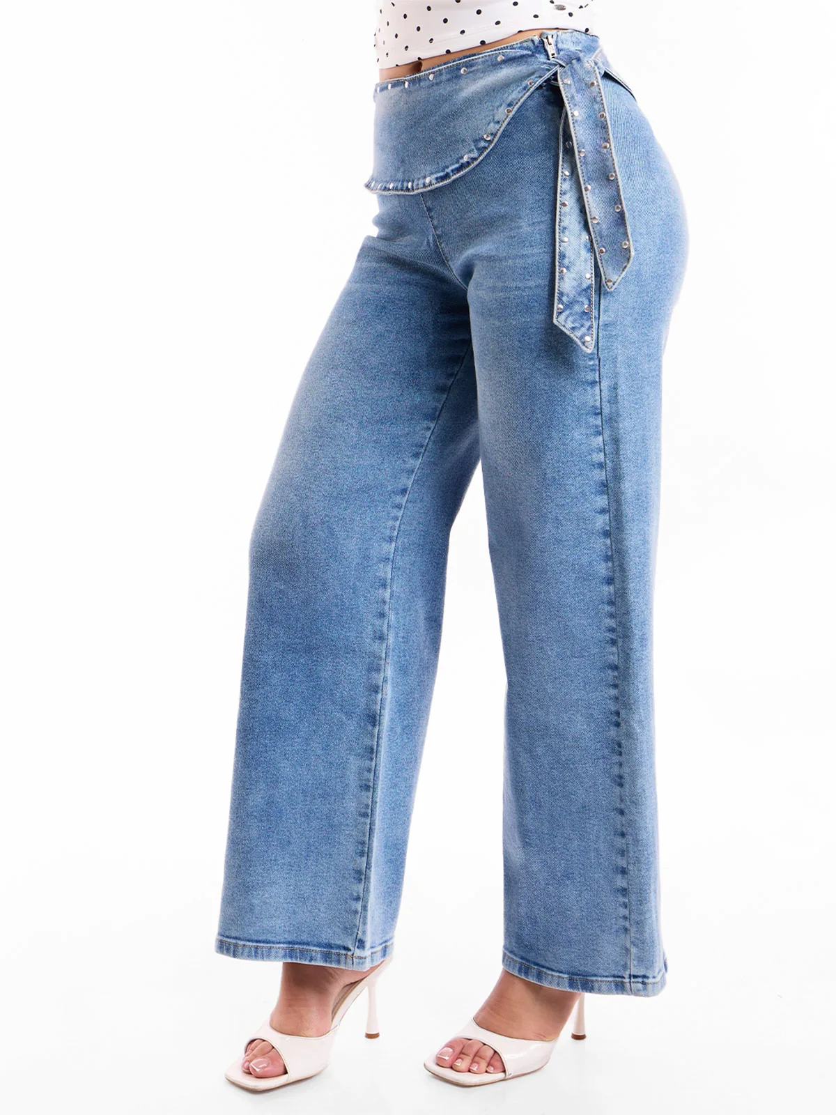 JEAN WIDE LEG MUJER METAL JEANS ROQUERA - 4