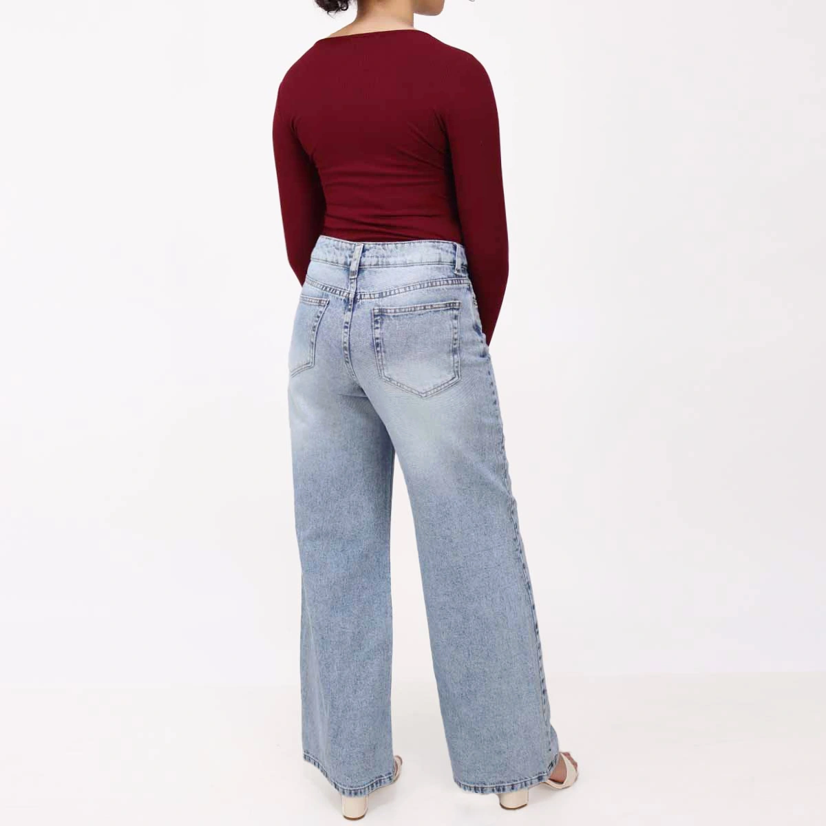 JEANS ALGODÓN STRAIGHT MUJER KAYRA POBLET PERFECT FIT - 3