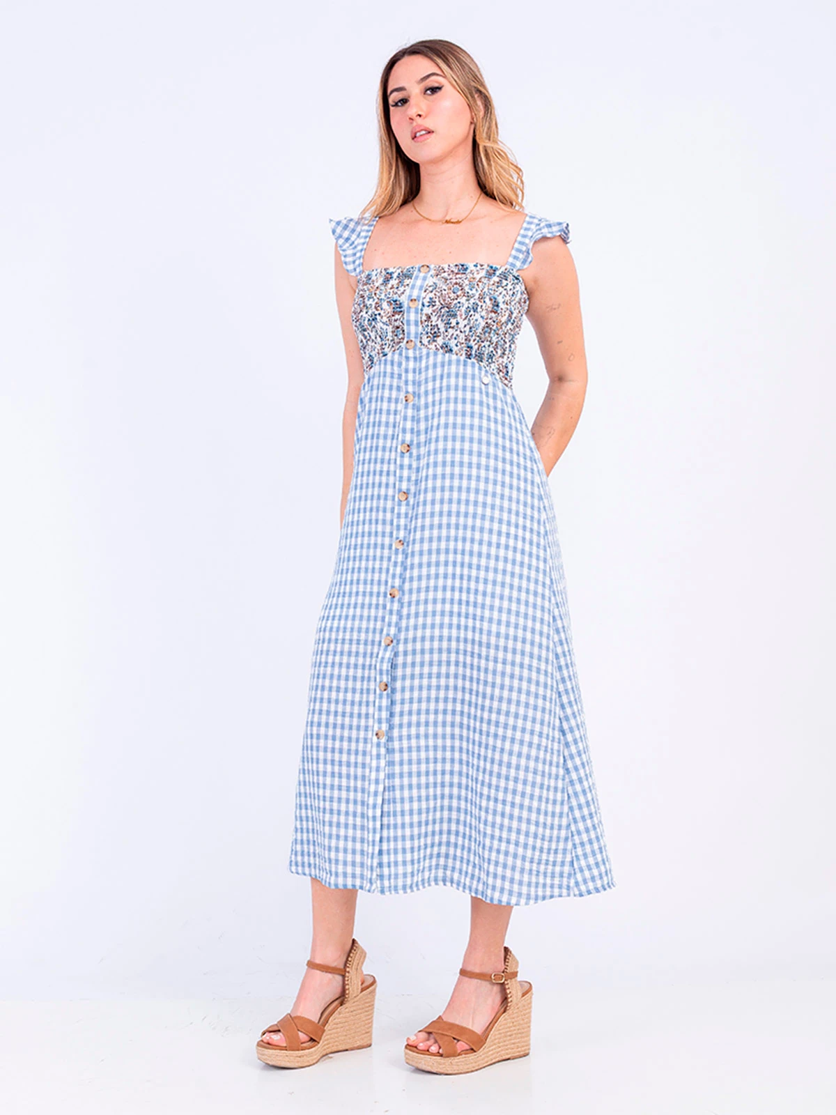 VESTIDO MAXI MUJER SODA BLUES ROTERDAM - 1