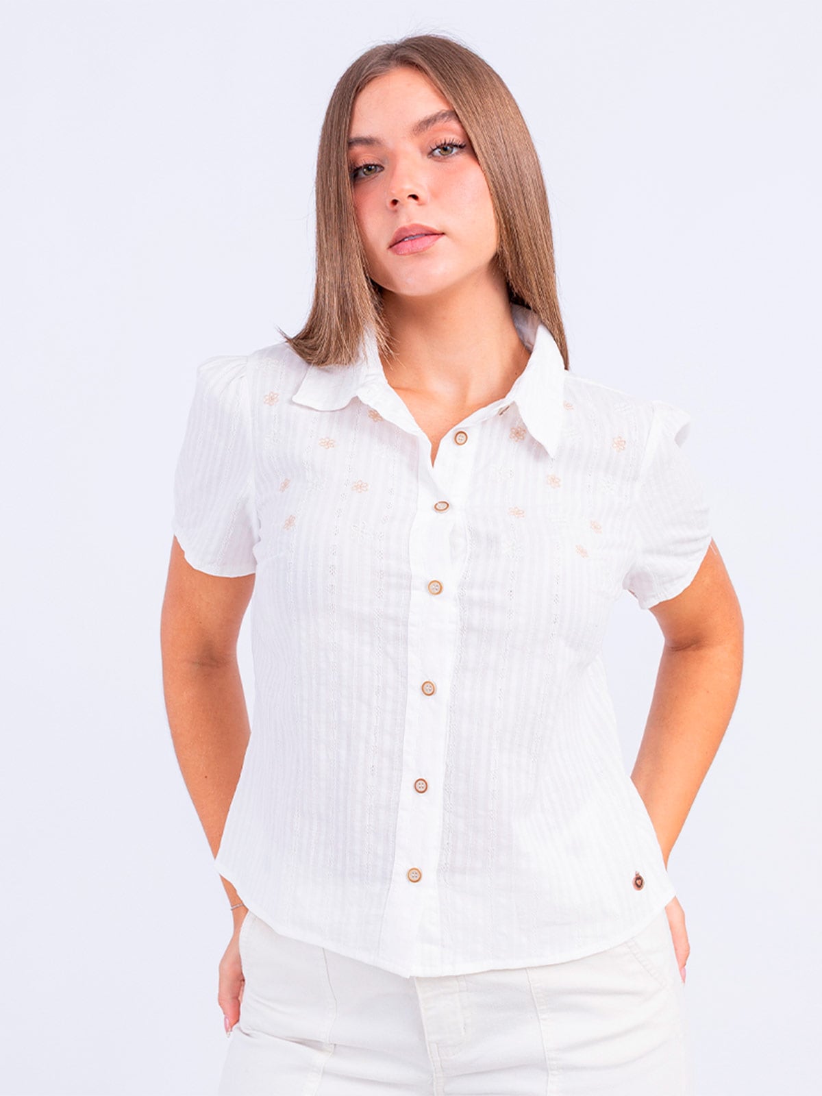 BLUSA ALGODÓN MUJER SODA BLUES MANAOS - 1