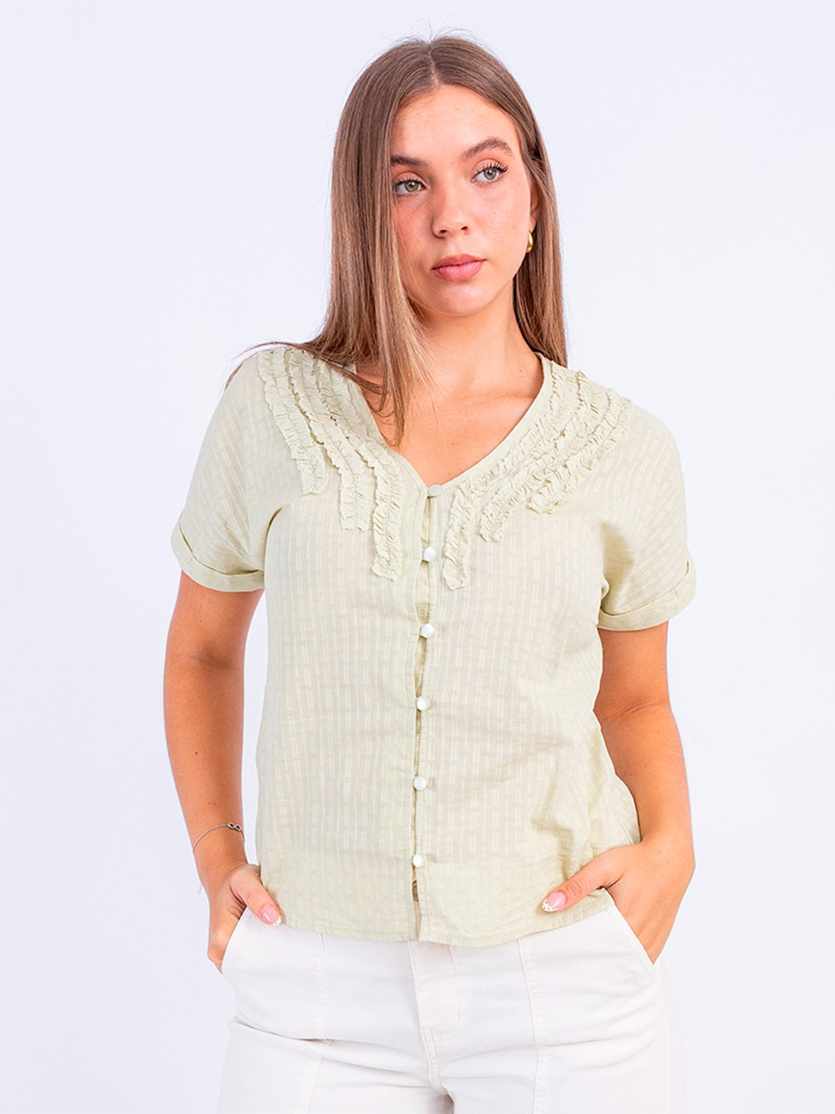 BLUSA ALGODÓN MUJER SODA BLUES CAMPBELL - 2