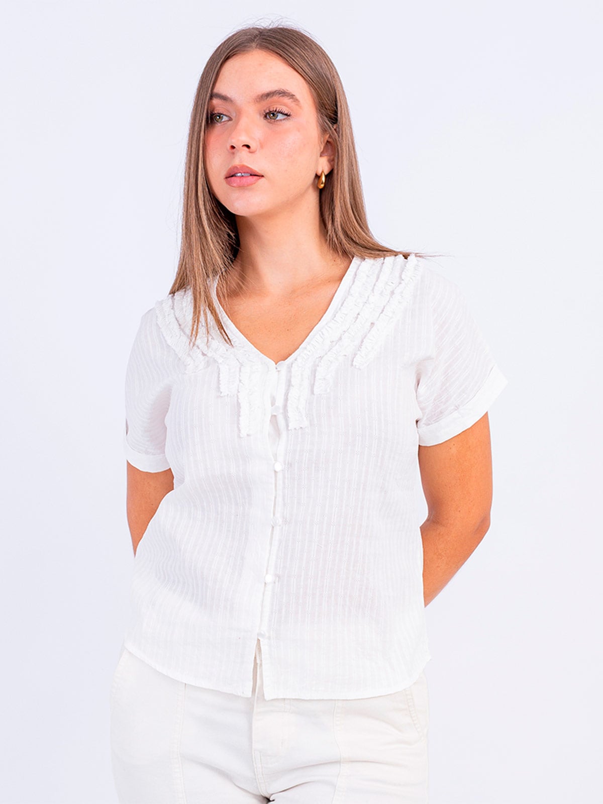 BLUSA ALGODÓN MUJER SODA BLUES CAMPBELL - 1