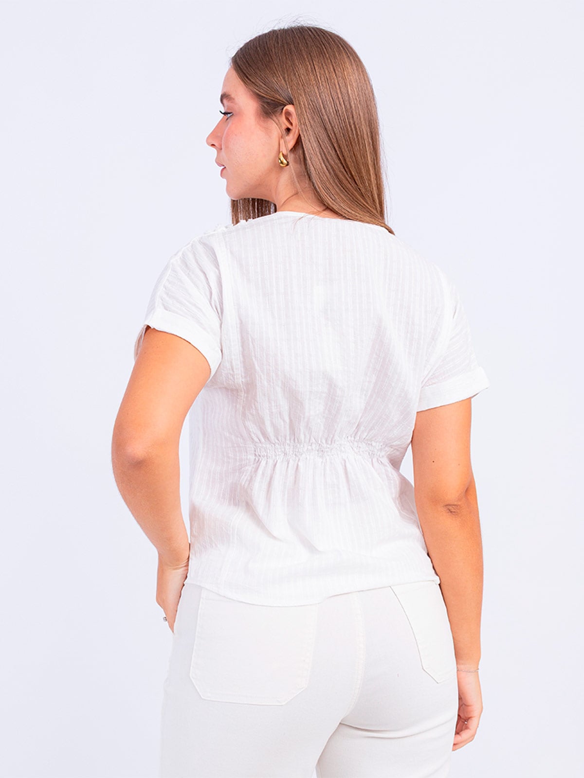 BLUSA ALGODÓN MUJER SODA BLUES CAMPBELL - 3