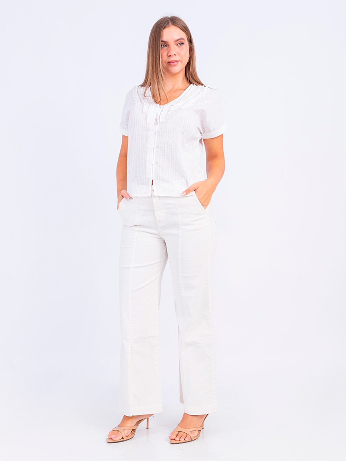 BLUSA ALGODÓN MUJER SODA BLUES CAMPBELL - 4