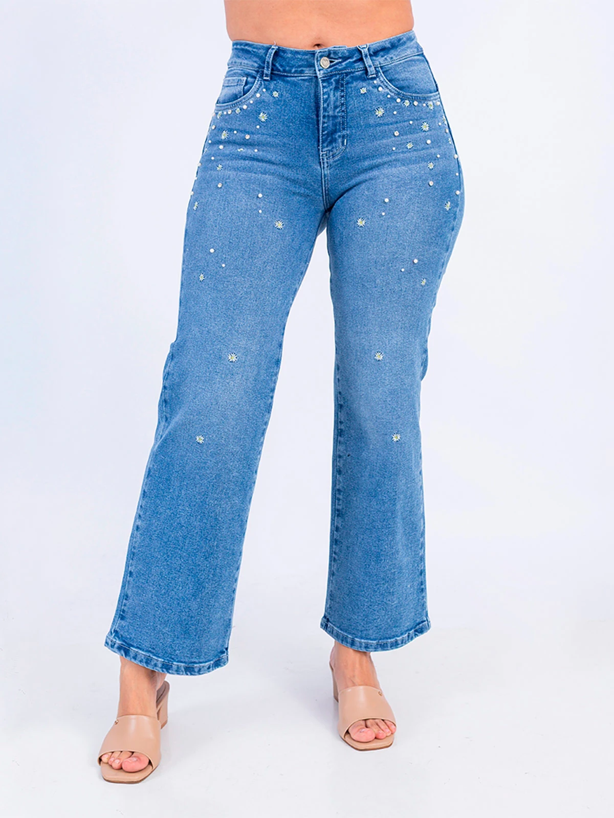 JEANS ALGODÓN RECTO MUJER SODA BLUES - 2