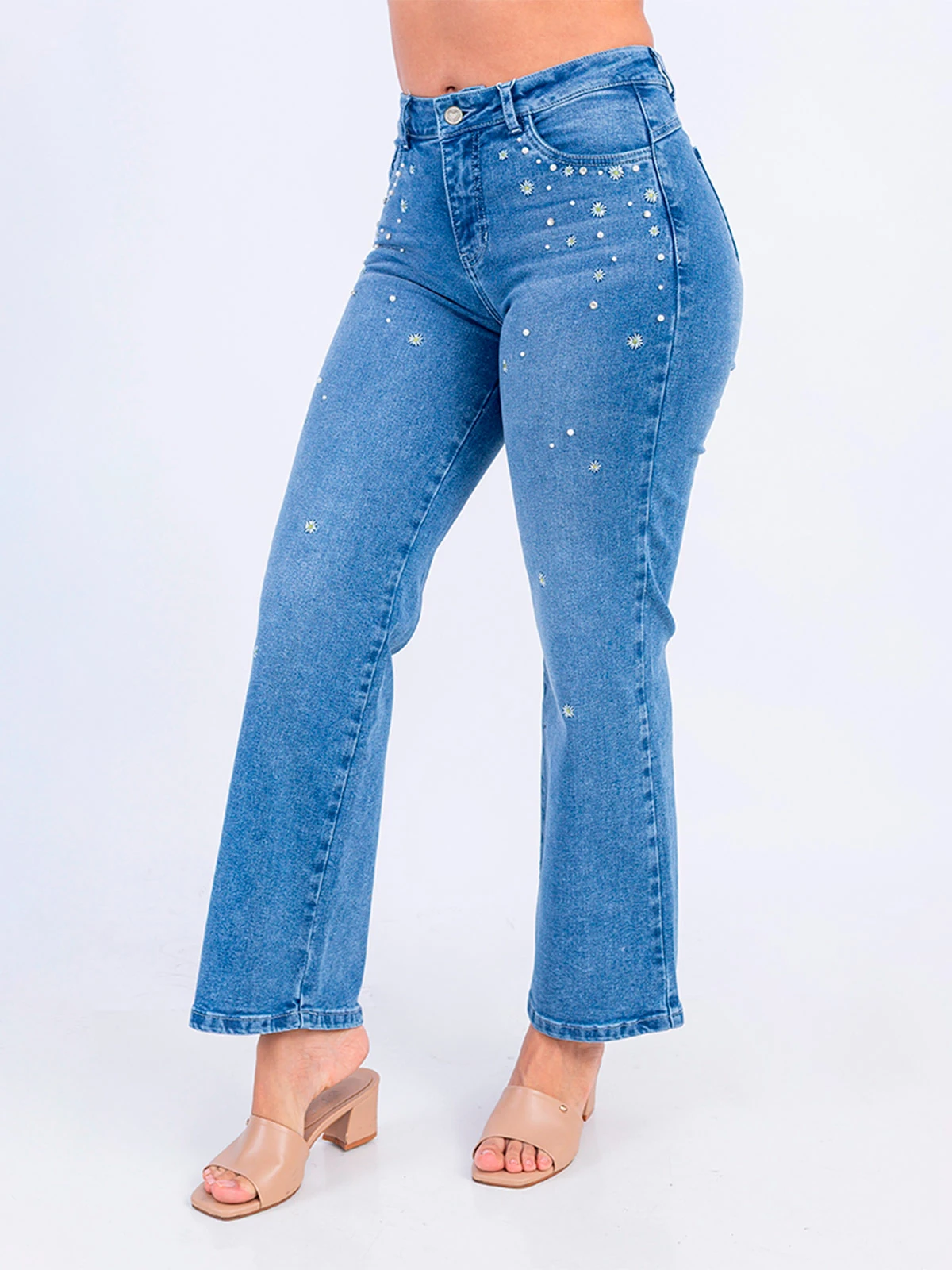 JEANS ALGODÓN RECTO MUJER SODA BLUES - 3